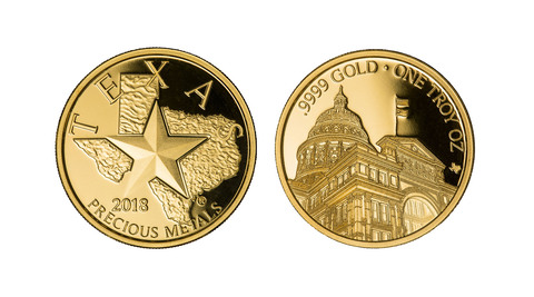 Texas gold coins