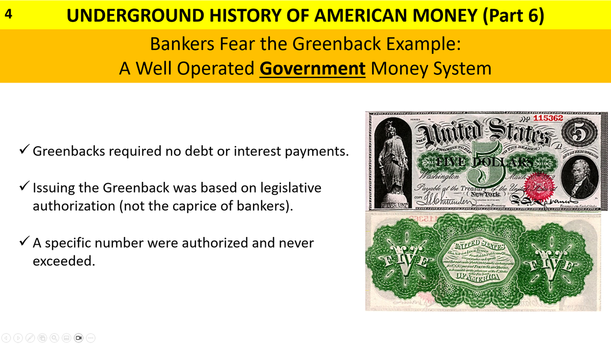 Part 6 image 4; Bankers fear the Greenback example