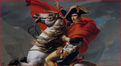 Napolean Bonaparte on horseback