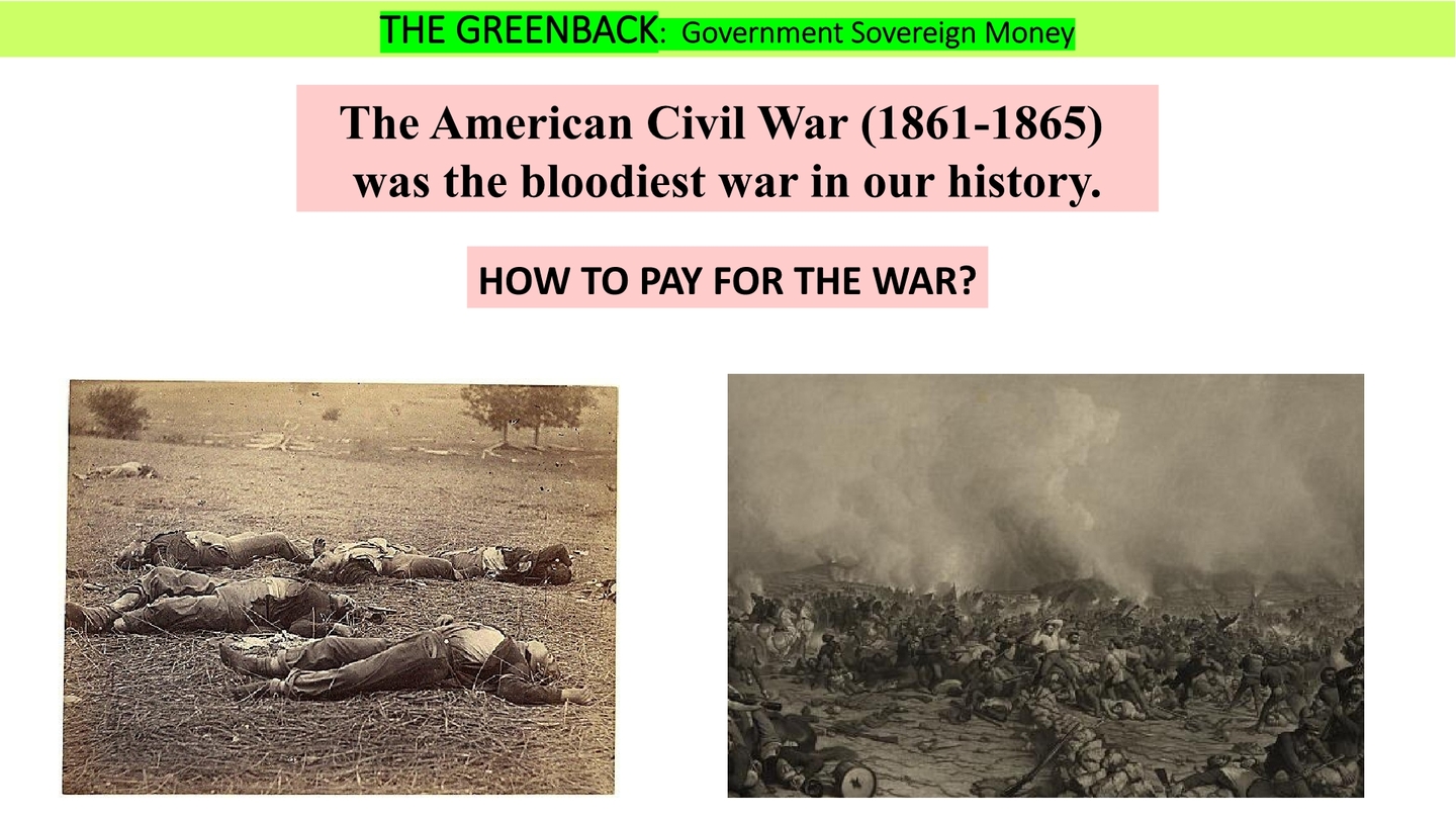 Greenback currency solves Civil War money crisis