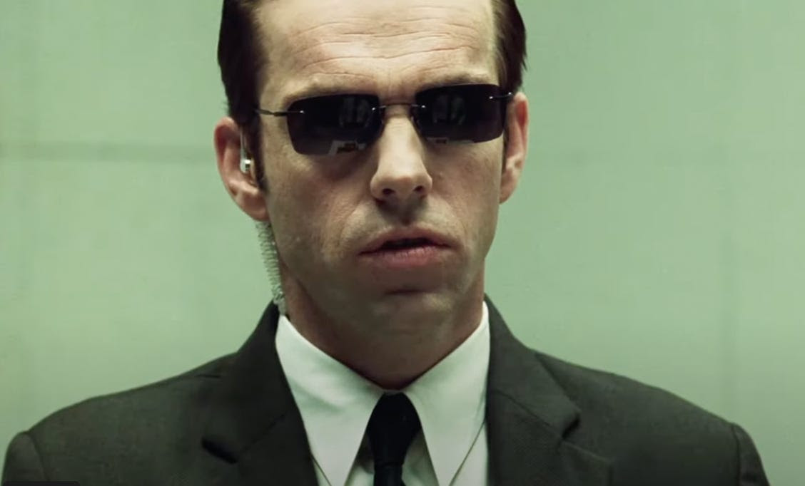 Agent Smith from The Matrix